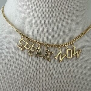 Taylor Swift Speak Now necklace